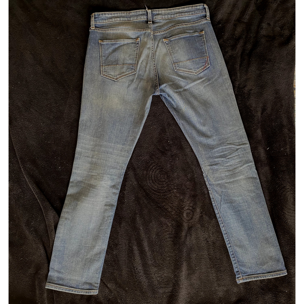 Banana Republic Jeans Mens 32x30 Blue Skinny Fit Light Wash Stretch Denim NWT